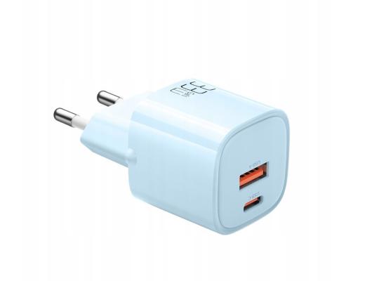 Mcdodo CH-0154 Charger GaN 33W Type-C, USB-A (blue)